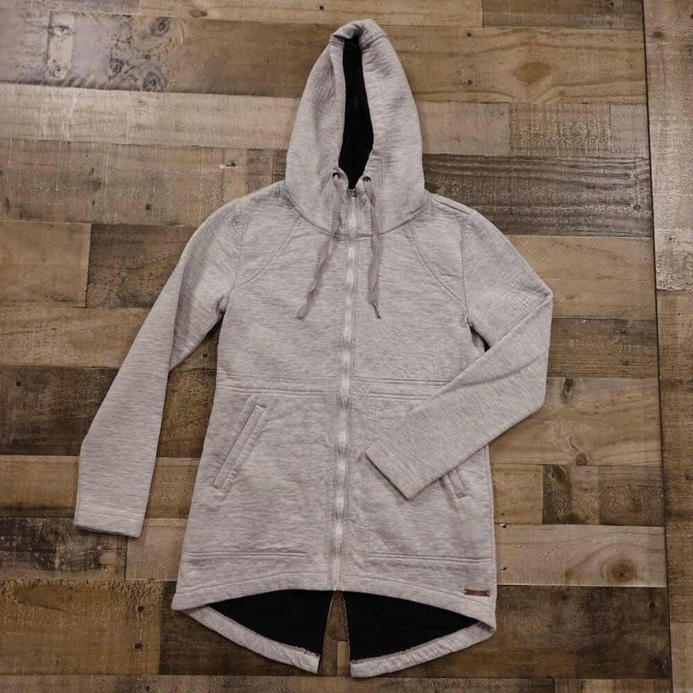 Betsey Johnson Performance Hoodie Jacket Women's Small Gray Full Zip